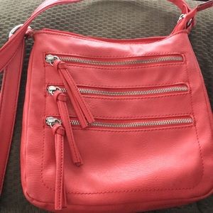 Coral crossbody bag